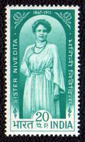 Nivedita postage stamp