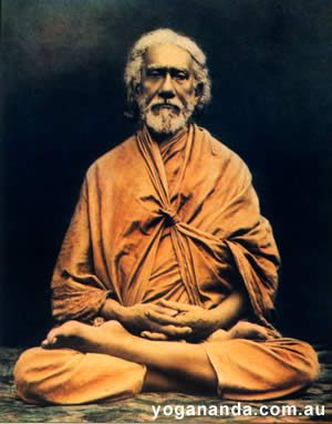 Lotus posture Sri Yukteswar